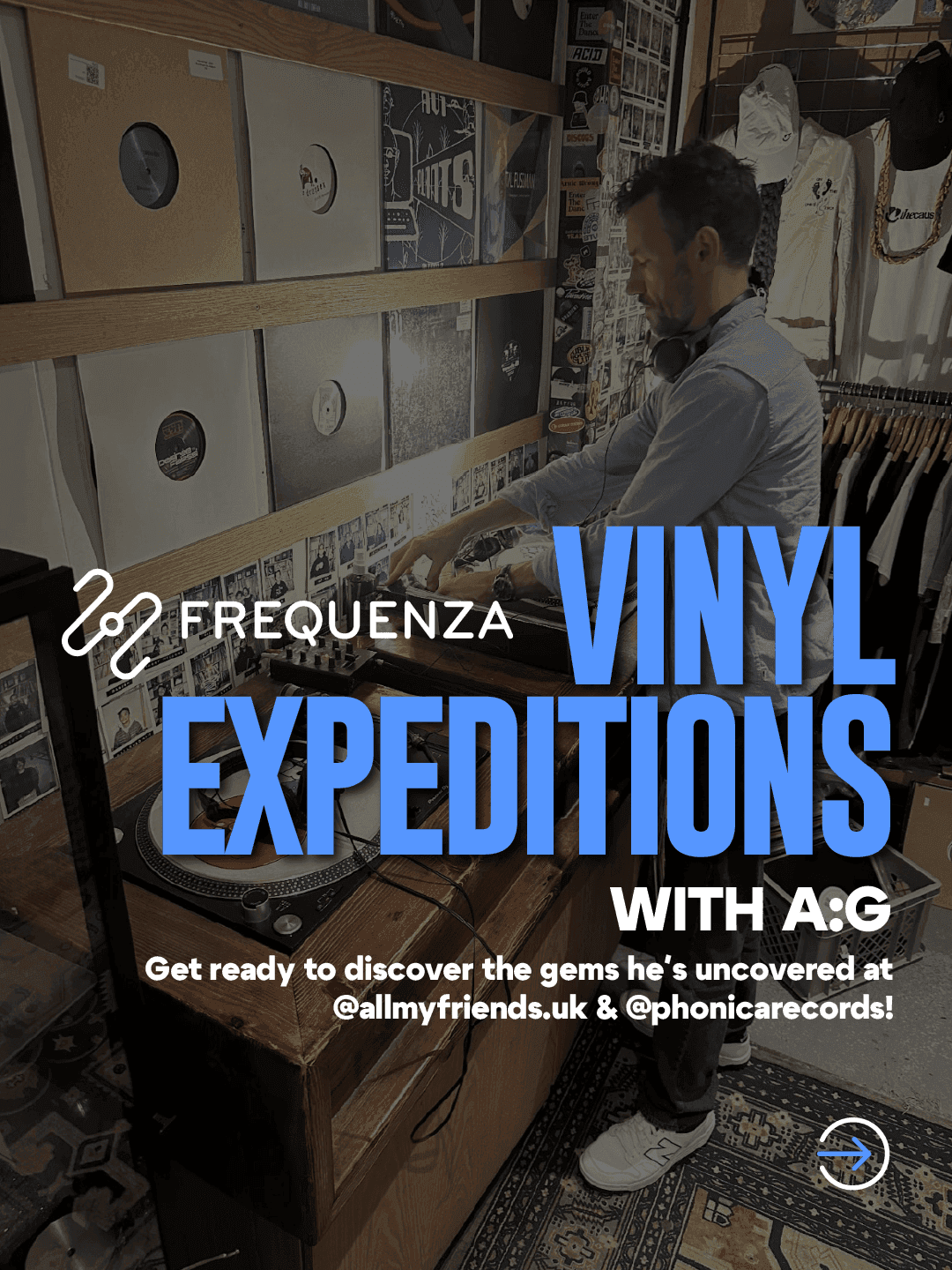 Vinyl Expeditions with A:G: London's Crate Digging Adventures at All My Friends & Phonica Records