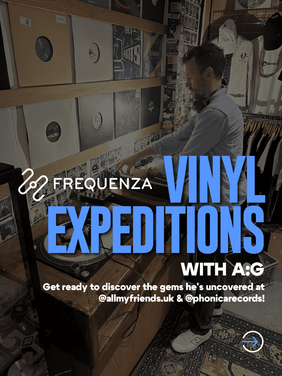 Vinyl Expeditions with A:G: London's Crate Digging Adventures at All My Friends & Phonica Records
